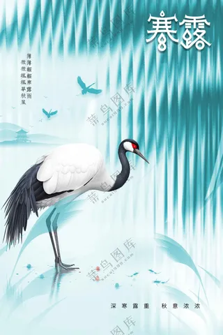 寒露节气传统活动海报