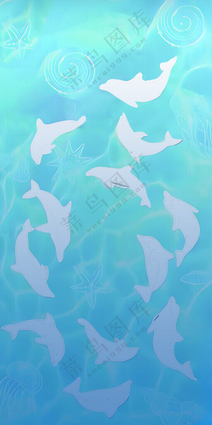 海洋海豚海豚350DPI
