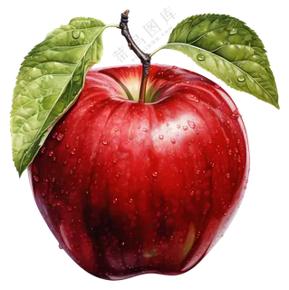 红苹果免抠元素
