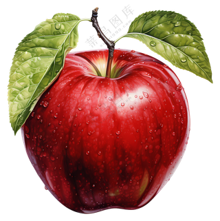 红苹果免抠元素
