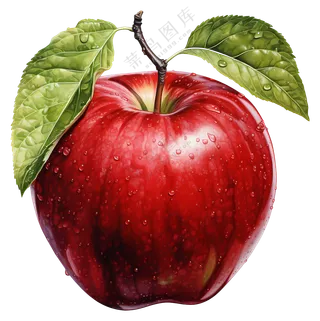 红苹果免抠元素