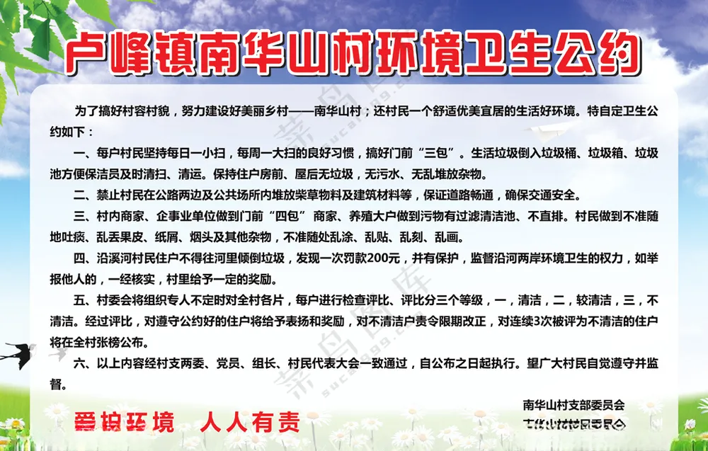 村部卫生公约村部CDR