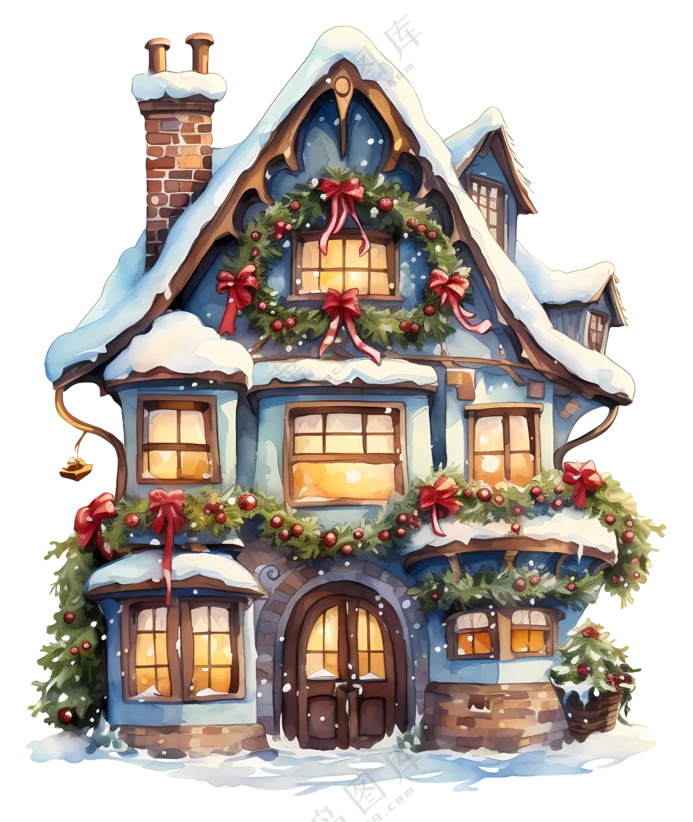 圣诞屋素材