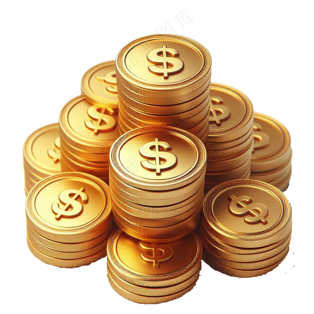 金币堆叠元素