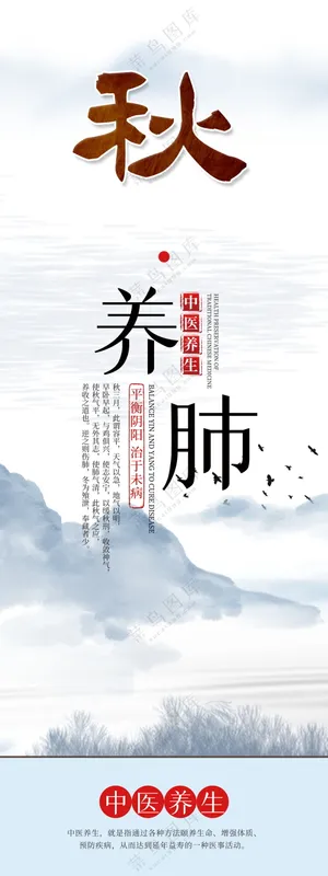 中医养生展板海报