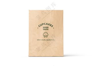 牛皮纸袋食品包装袋外卖打包袋样机-01