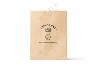 牛皮纸袋食品包装袋外卖打包袋样机-01