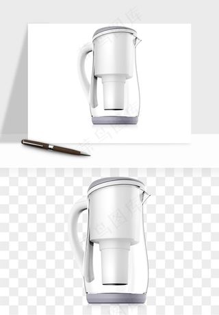 开水壶png免抠