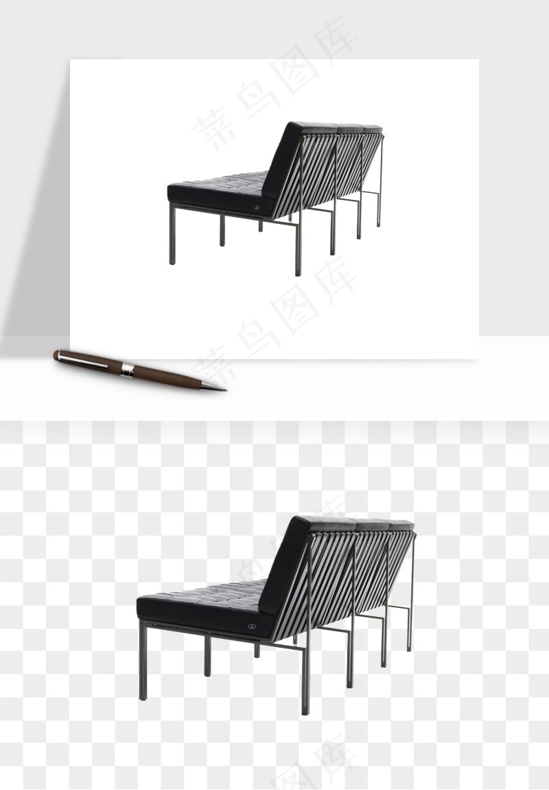 现代沙发家具png免抠