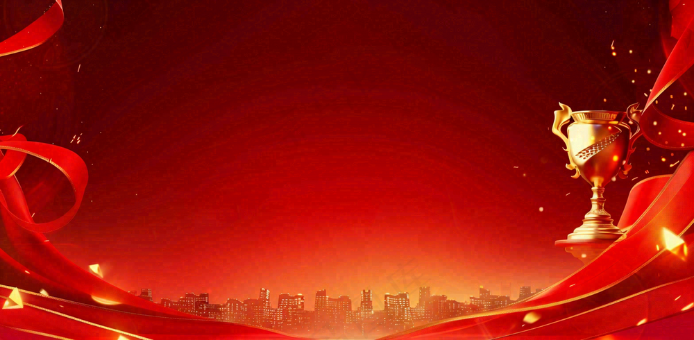 排行榜简约大气销售战绩背景