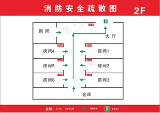 消防安全疏散图