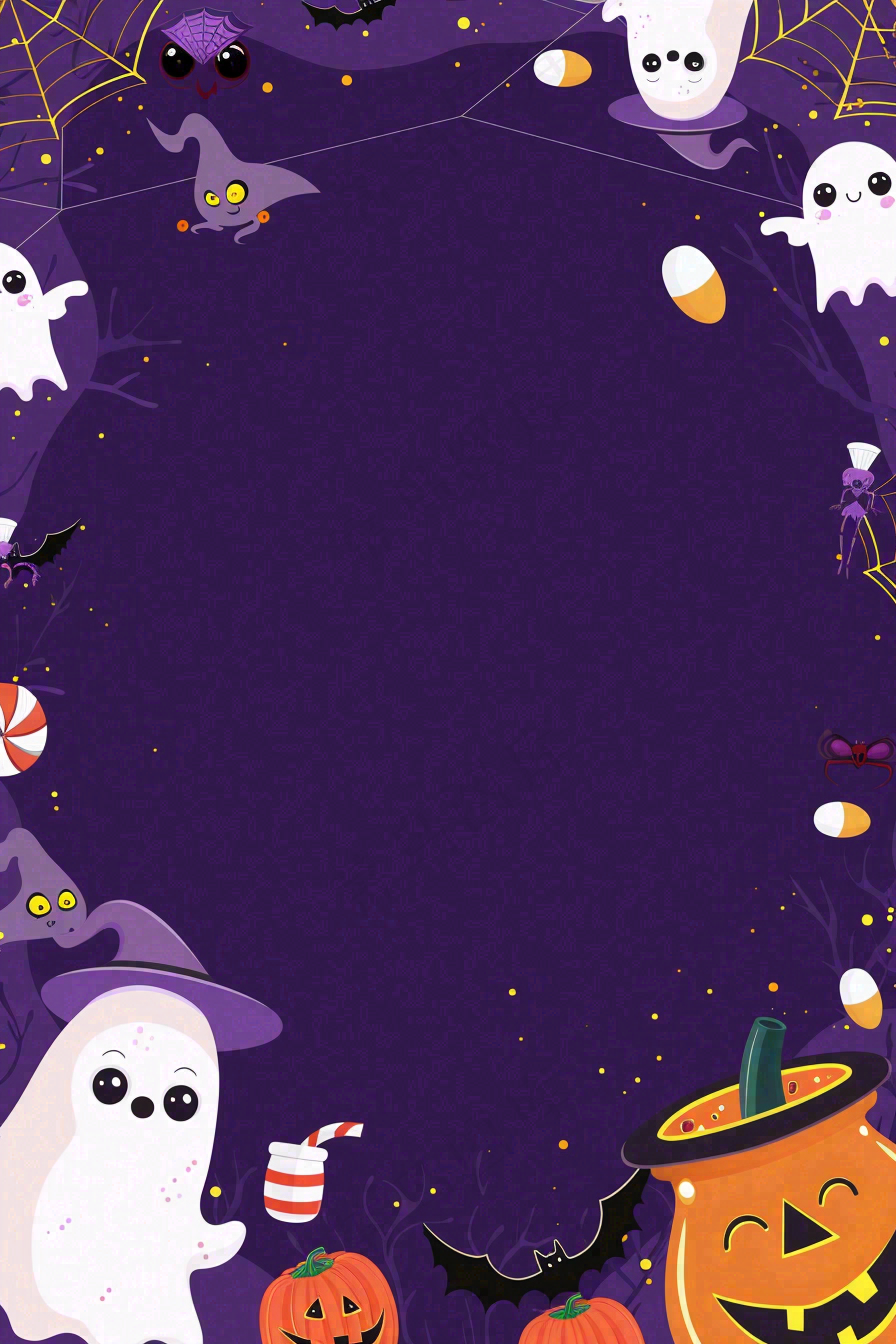 万圣节南瓜灯捣蛋恐怖背景