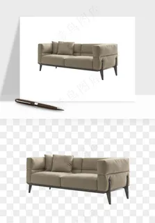 现代沙发家具png免抠