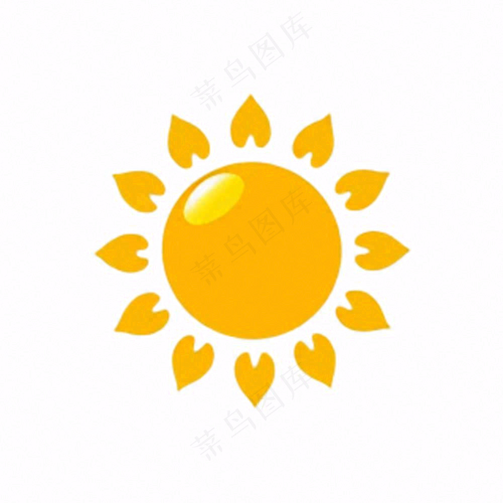 太阳天气卡通免抠