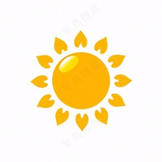 太阳天气卡通免抠
