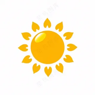 太阳天气卡通免抠