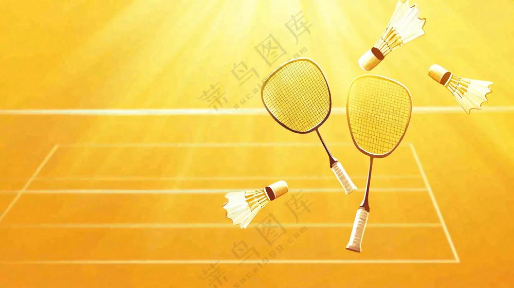 羽毛球竞技运动摄影图 