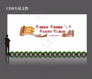 教师办公室文化墙师德师风