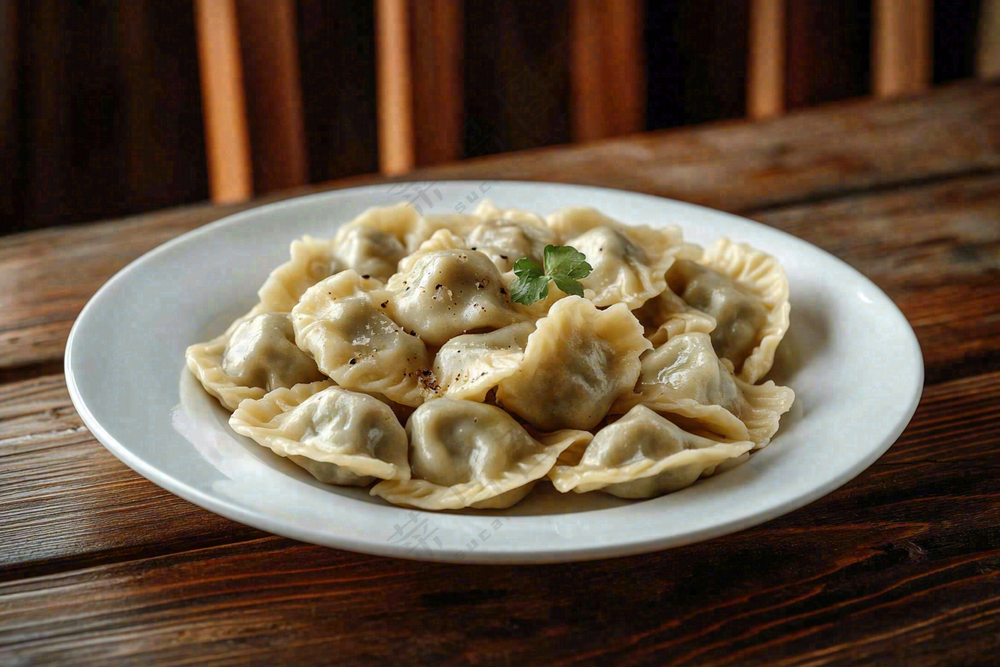 饺子中国传统美食立冬冬至摄影图