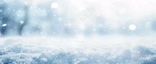 冬天白色闪耀的雪花寒冷唯美小寒大寒立冬大雪摄影图