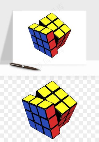 游戏魔方玩具png免抠