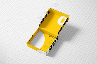 产品包装盒子飞机盒快递纸盒样机PS模板-12