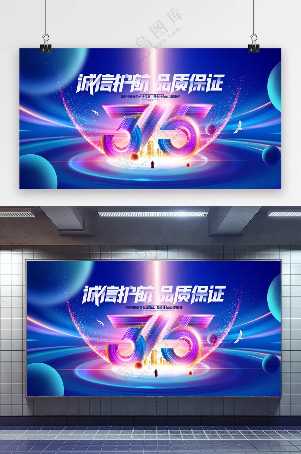 诚信315晚会背景315展板