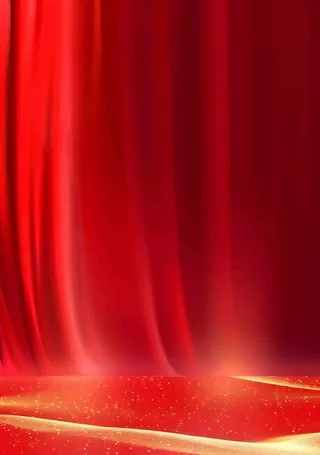 大红色丝绸纹理背景