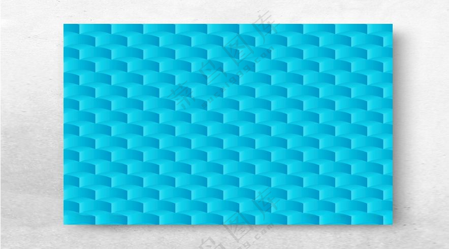 几何图形 蓝色背景 立体背景背景底纹PSD分层素材