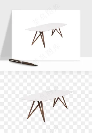 现代时尚桌子家具png免抠