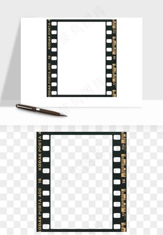 电影黑胶胶片png免抠