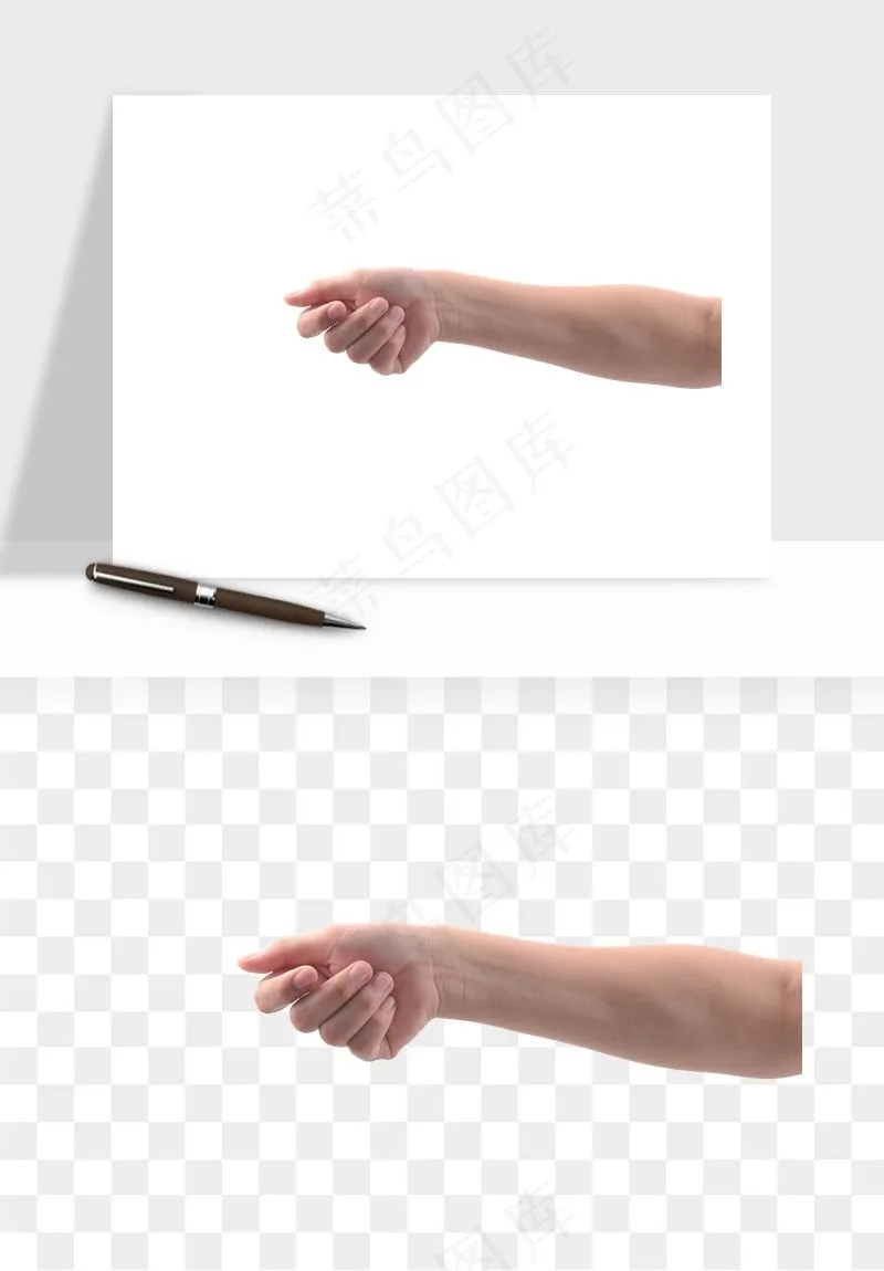手势手部动作手指png免抠