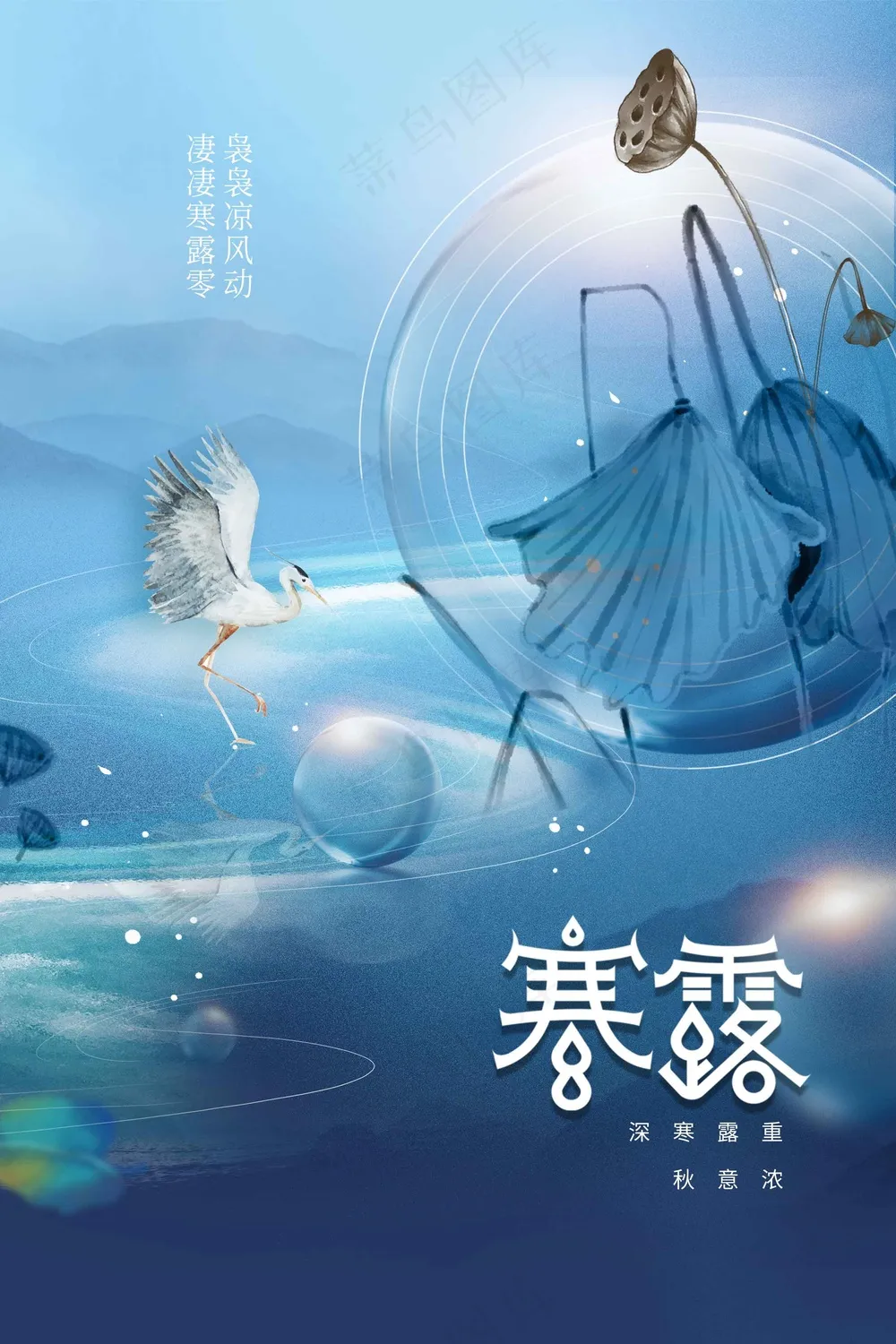 寒露节气传统活动宣传海报