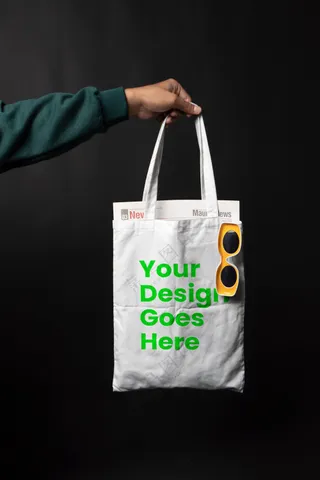 08文创帆布袋手提袋购物袋样机