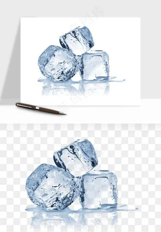 冰块清爽png免抠