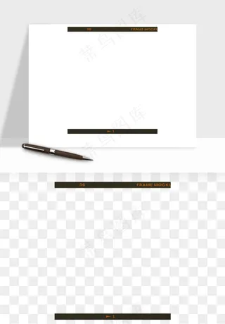 电影黑胶胶片元素png免抠