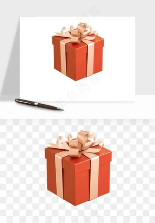 礼盒礼物png免抠