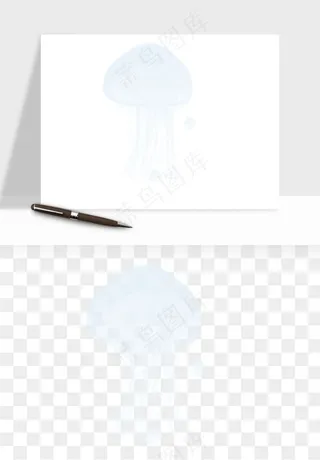 水母章鱼海底生物png免抠图