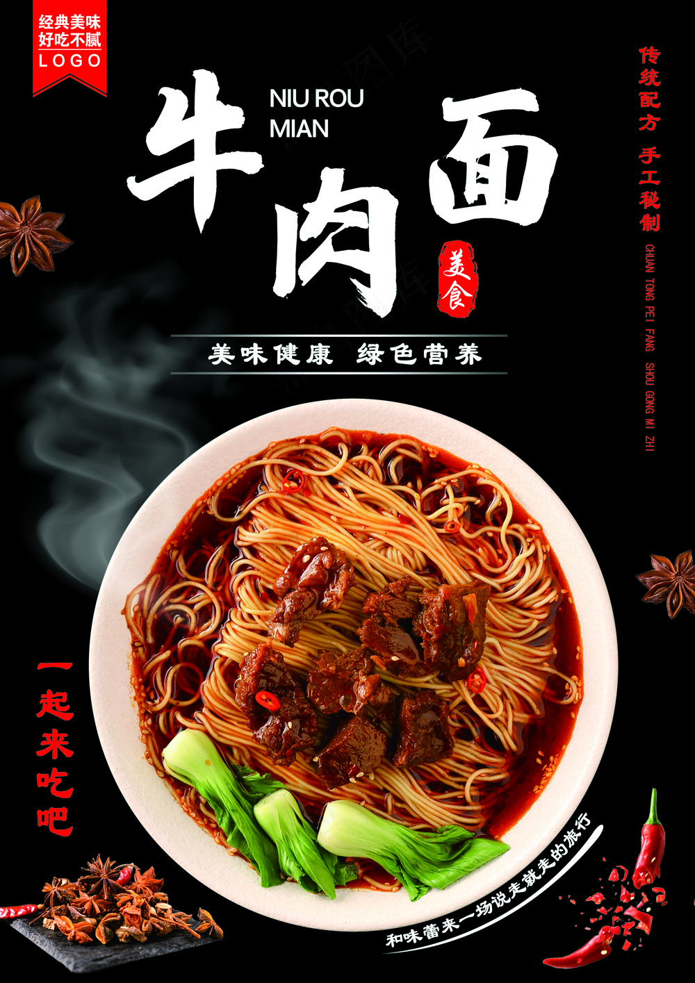 牛肉面海报