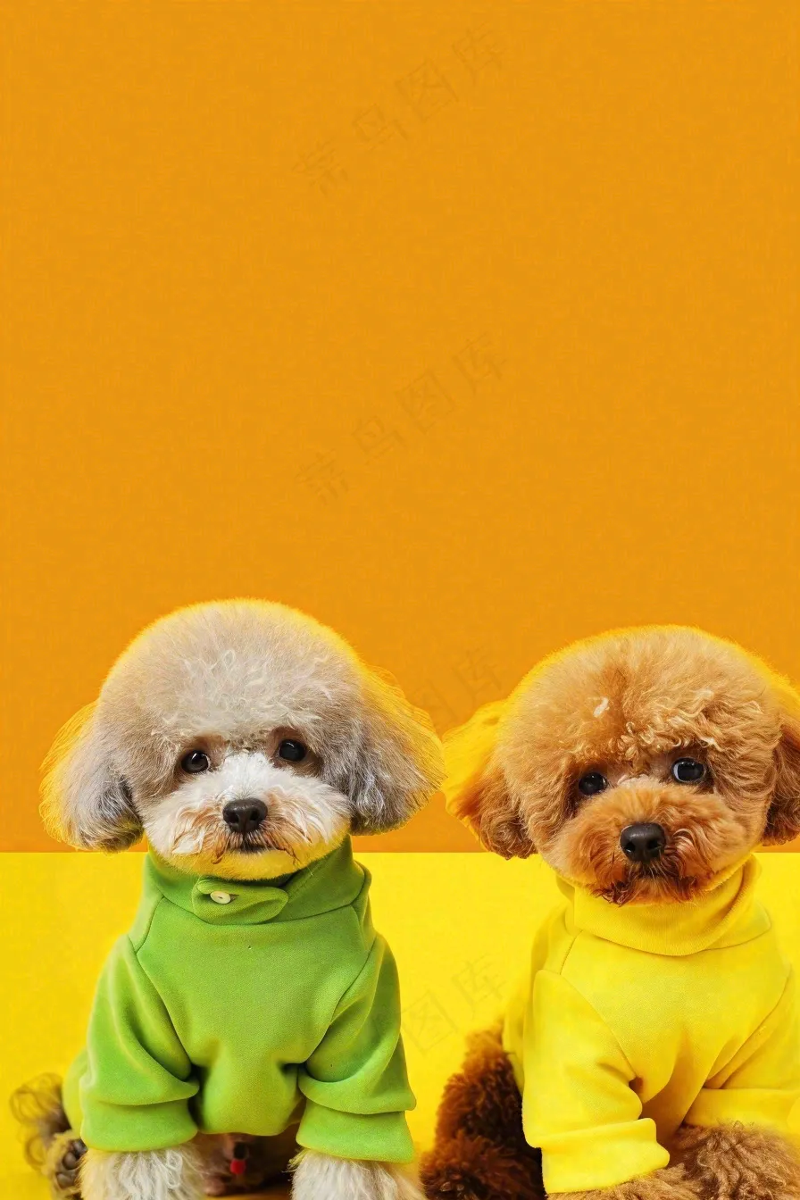 宠物常识宠物攻略猫狗卡通插画背景