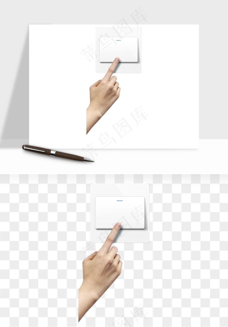 手势手部动作手指png免抠