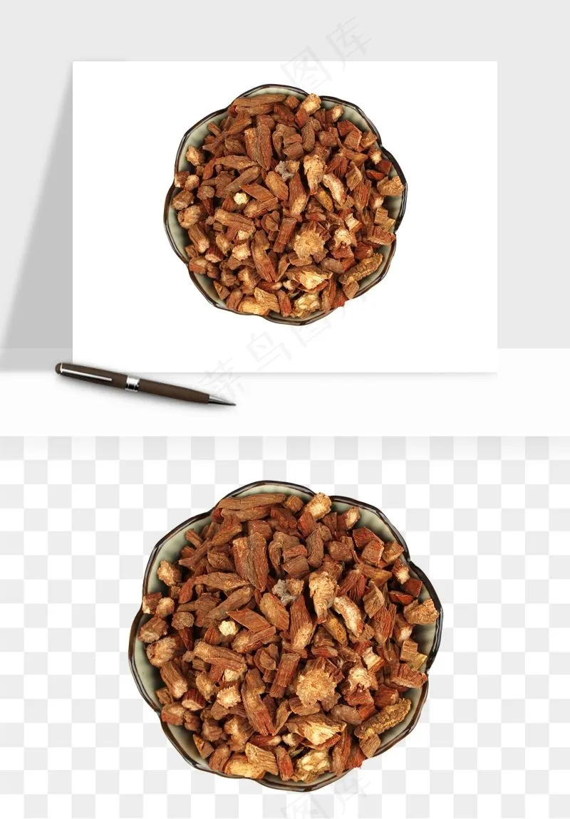 中药养生药材png免抠