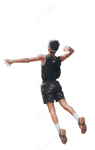 png免抠排球运动人物