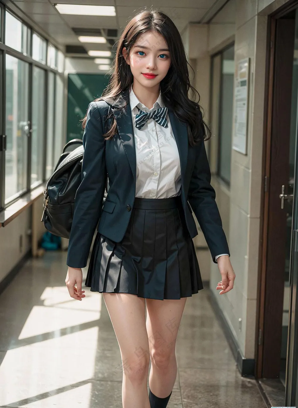 校园女孩图片