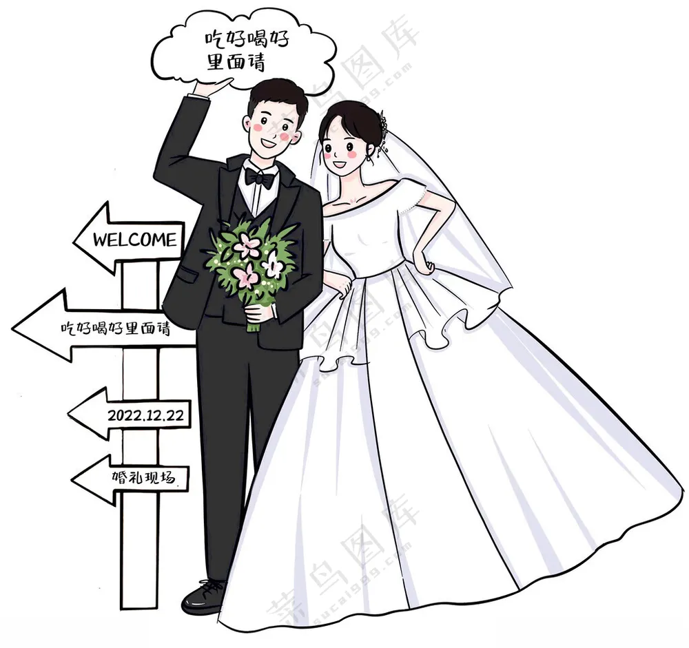 婚礼迎宾牌婚礼背景吾家有喜