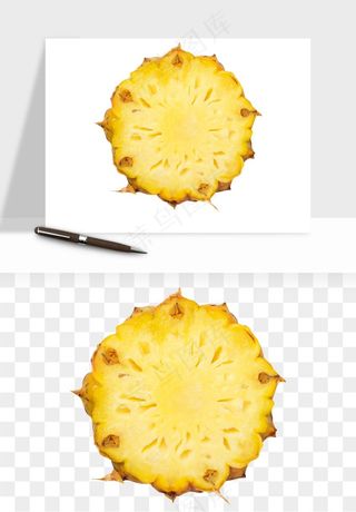 菠萝水果png免抠