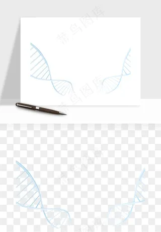 细胞水分子DNA精华成分png免抠