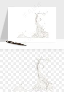 飞溅的牛奶牛奶杯元素png免抠 飞溅的牛奶牛奶杯元素png免抠