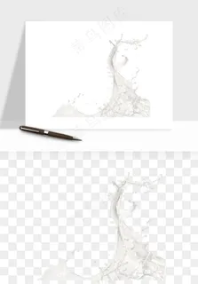 飞溅的牛奶牛奶杯元素png免抠 飞溅的牛奶牛奶杯元素png免抠