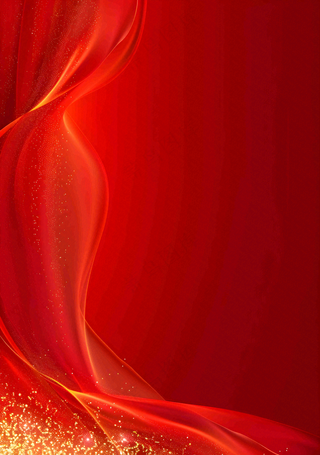 大红色丝绸纹理背景